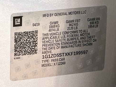 Used 2019 Chevrolet Malibu LT w/ Driver Confidence Package image 31