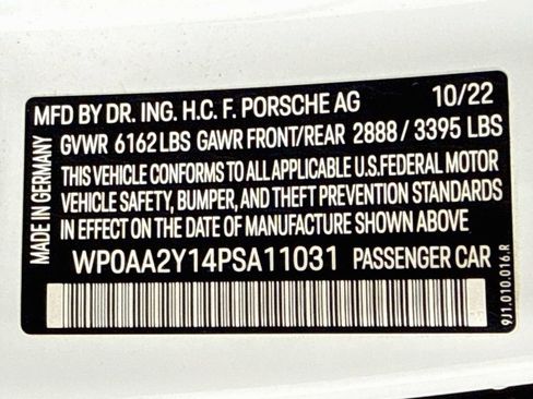 Certified 2023 Porsche Taycan RWD image 12