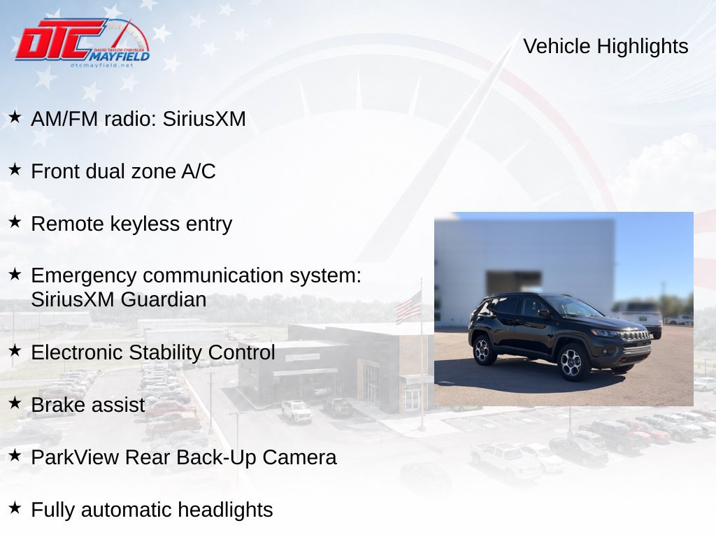 Used 2022 Jeep Compass Trailhawk AWD/4WD image 6