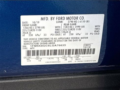 Used 2020 Ford Explorer ST w/ Premium Technology Package image 36