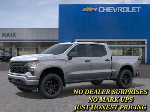 New 2026 Chevrolet Silverado 1500 Custom w/ LPO, Dark Essentials Package RWD image 2