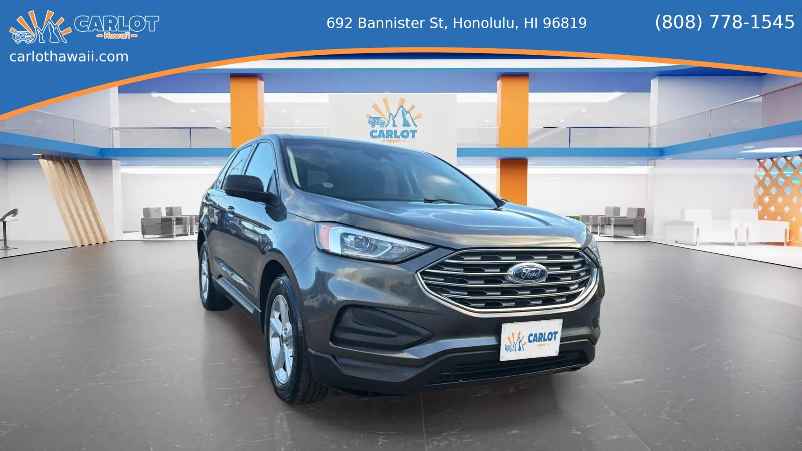 Used 2021 Ford Edge Titanium w/ Cargo Accessory Package FWD image 11
