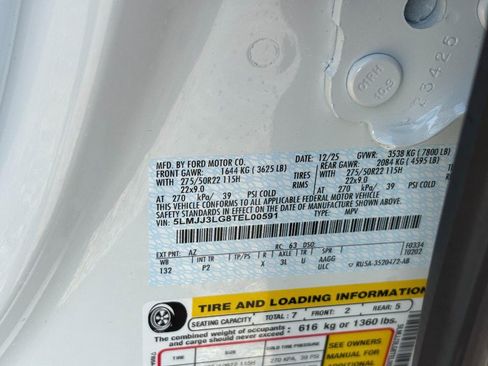 New 2026 Lincoln Navigator L Reserve w/ Jet Appearance Package image 27