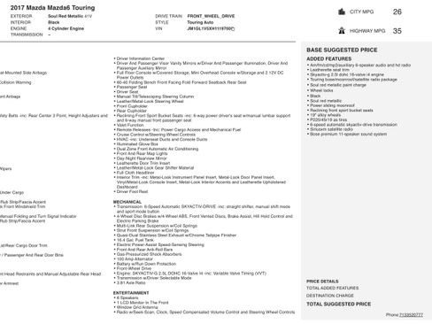 Used 2017 MAZDA MAZDA6 Touring image 4