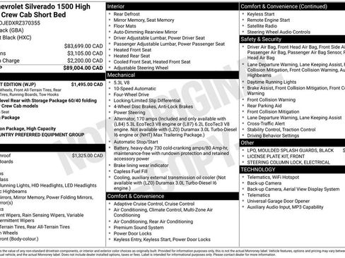Used 2024 Chevrolet Silverado 1500 High Country w/ Midnight Edition AWD/4WD image 28