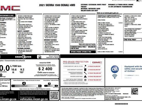 Used 2021 GMC Sierra 1500 Denali w/ Denali Ultimate Package AWD/4WD image 6