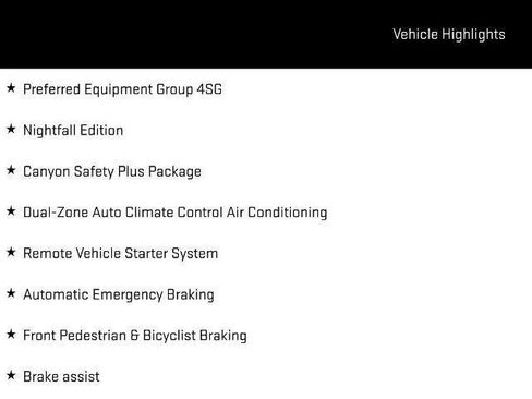 Certified 2025 GMC Canyon AT4 w/ Nightfall Edition image 6