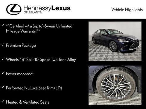 Used 2025 Lexus ES 350 350 w/ Premium Package image 12
