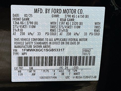 Used 2025 Ford Explorer ST w/ Sun And Sound Package AWD/4WD image 37