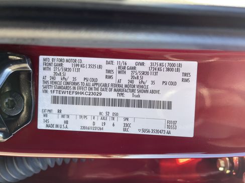 Used 2017 Ford F150 Lariat w/ Equipment Group 502A Luxury image 5