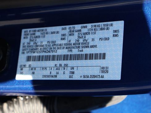 Used 2023 Ford F150 Lariat w/ Equipment Group 502A High image 54