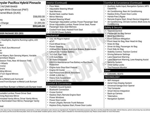 Used 2022 Chrysler Pacifica Pinnacle FWD image 32