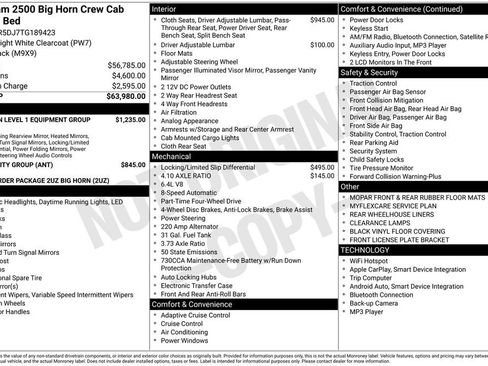 New 2026 RAM 2500 Big Horn image 2