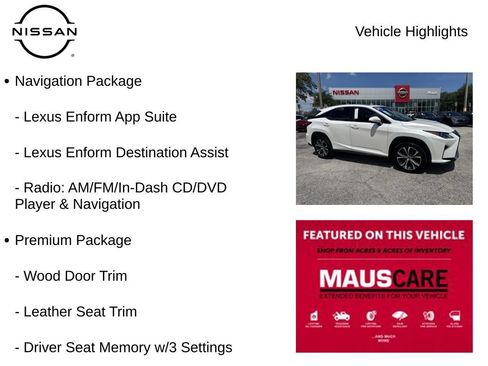 Used 2019 Lexus RX 350 FWD w/ Navigation Package image 8