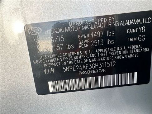 Used 2016 Hyundai Sonata SE FWD image 10