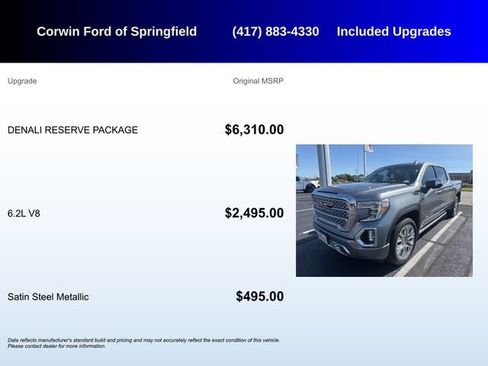 Used 2022 GMC Sierra 1500 Denali w/ Denali Reserve Package AWD/4WD image 5