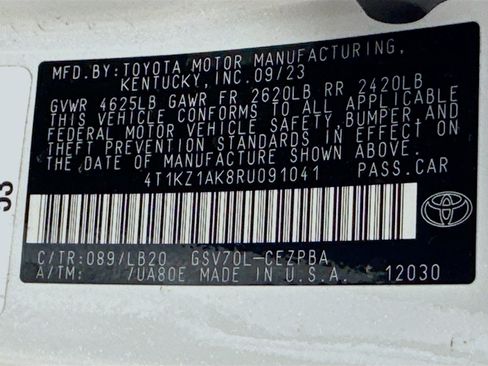 Used 2024 Toyota Camry XSE w/ Navigation Package FWD image 12