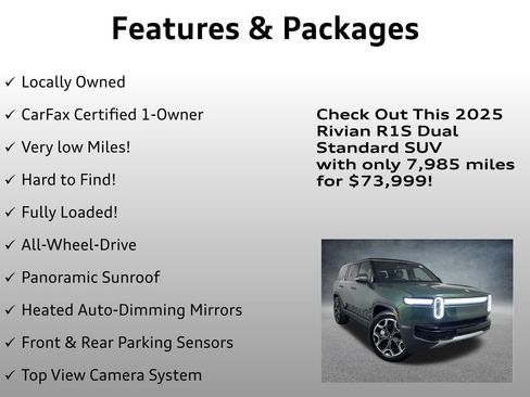 Used 2025 Rivian R1S Adventure AWD/4WD image 4