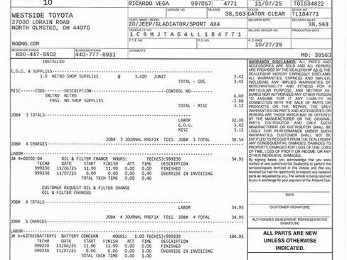 Used 2020 Jeep Gladiator Sport w/ Quick Order Package 24S image 20