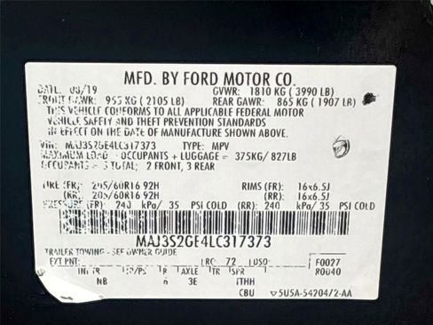 Used 2020 Ford EcoSport SE w/ SE Convenience Package image 35