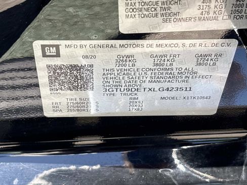 Used 2020 GMC Sierra 1500 SLT w/ SLT Premium Plus Package AWD/4WD image 38