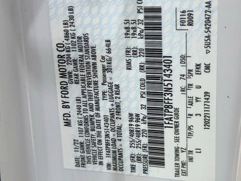 Used 2022 Ford Mustang GT Premium w/ Equipment Group 401A image 36