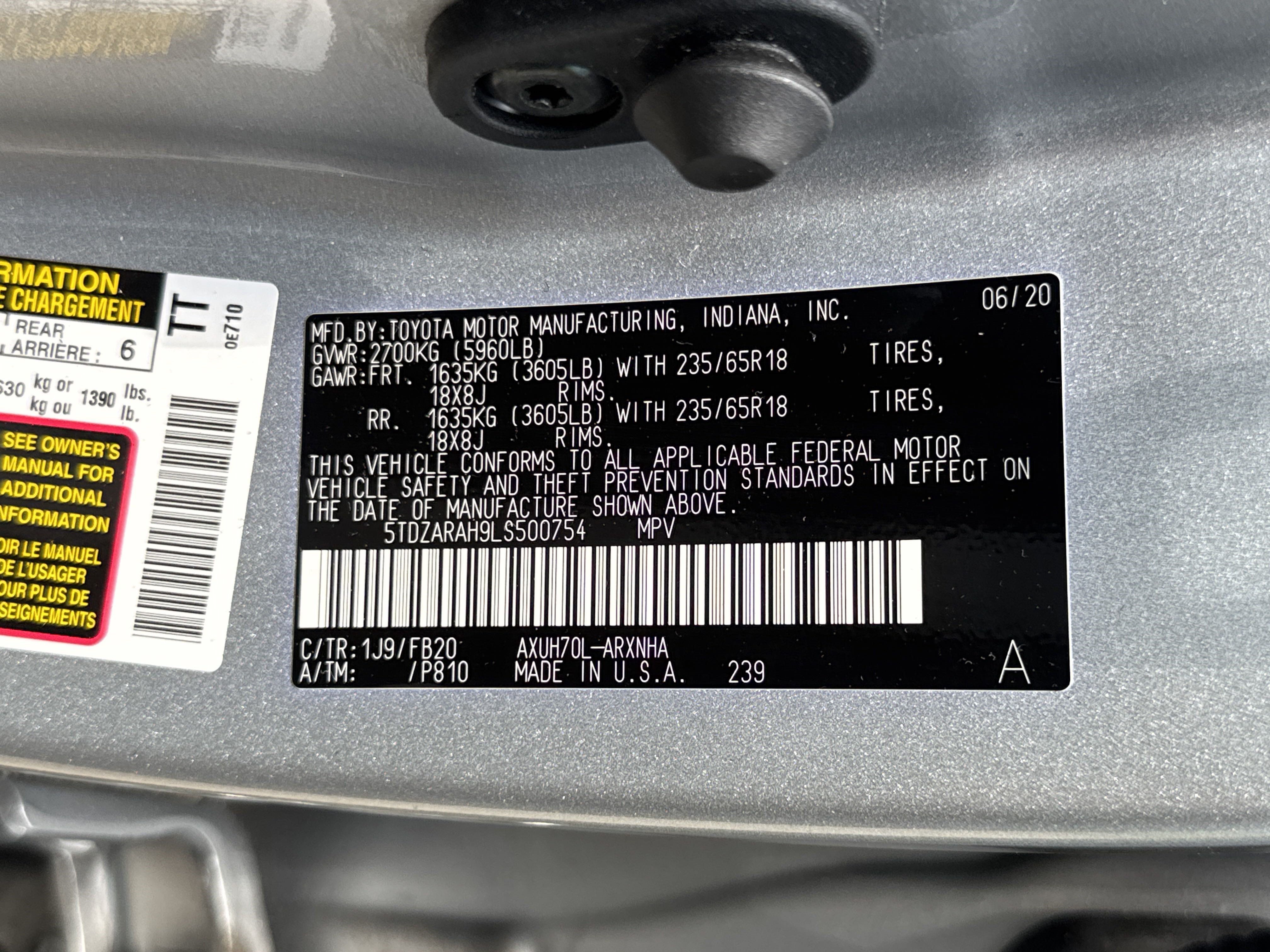 Used 2020 Toyota Highlander LE FWD image 37