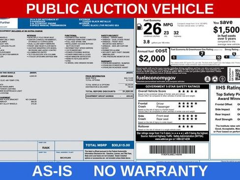 Used 2014 Ford Focus ST w/ Equipment Group 202A image 4