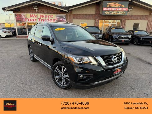 Used 2018 Nissan Pathfinder Platinum w/ Cargo Package image 1