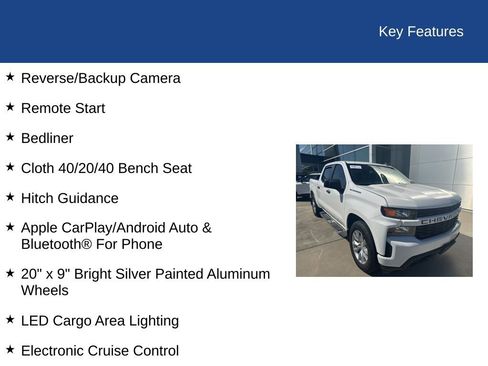 Used 2021 Chevrolet Silverado 1500 Custom image 26