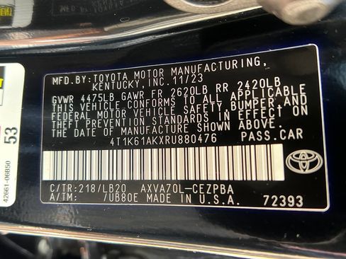 Certified 2024 Toyota Camry XSE FWD image 26