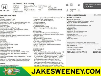 Used 2019 Honda CR-V Touring