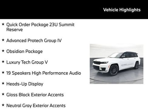 Used 2025 Jeep Grand Cherokee L Summit AWD/4WD image 5