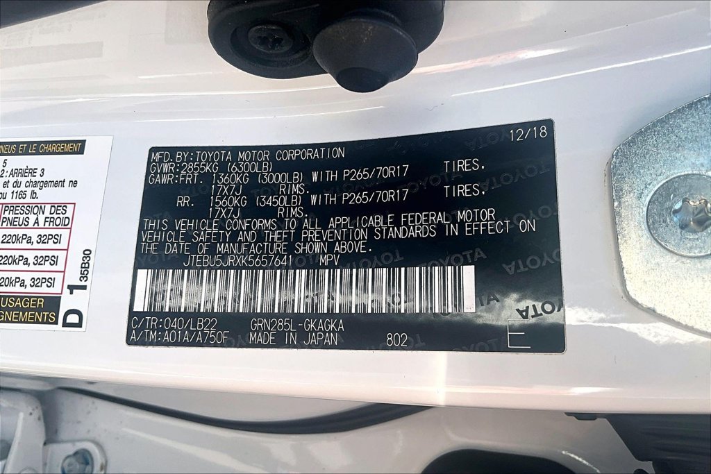Used 2019 Toyota 4Runner SR5 Premium AWD/4WD image 32
