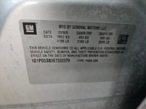 Used 2014 Chevrolet Cruze LTZ w/ Sun, Sound and Sport Package image 24