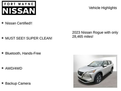 Certified 2023 Nissan Rogue SV image 7