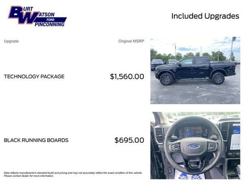 New 2024 Ford Ranger XLT w/ Technology Package image 3