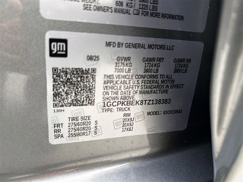 New 2026 Chevrolet Silverado 1500 Custom w/ LPO, Dark Essentials Package image 22