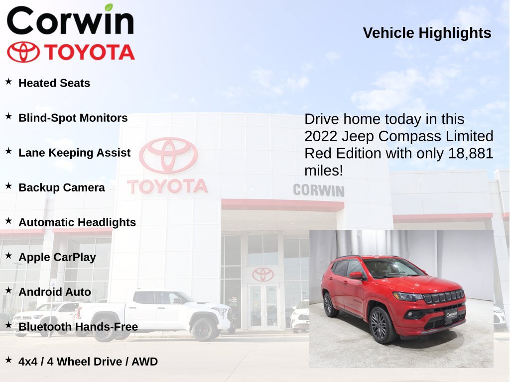 Used 2022 Jeep Compass Limited AWD/4WD image 6