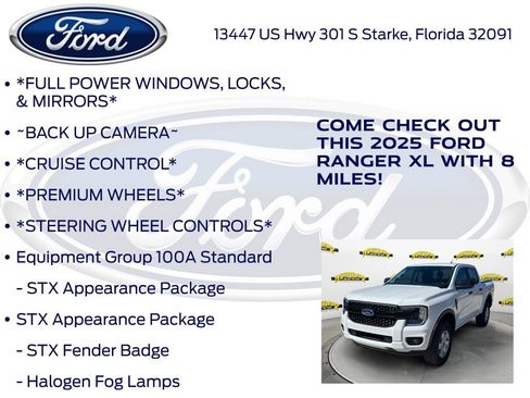 New 2025 Ford Ranger XL image 10