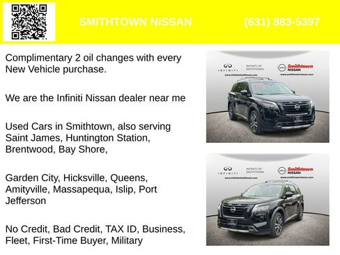 Used 2023 Nissan Pathfinder Platinum w/ Black Appearance Package AWD/4WD image 2