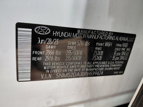 Used 2023 Hyundai Santa Fe SEL w/ Cargo Package AWD/4WD image 4