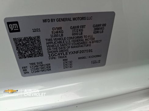 Certified 2022 Chevrolet Silverado 2500 W/T w/ WT Fleet Convenience Package AWD/4WD image 24