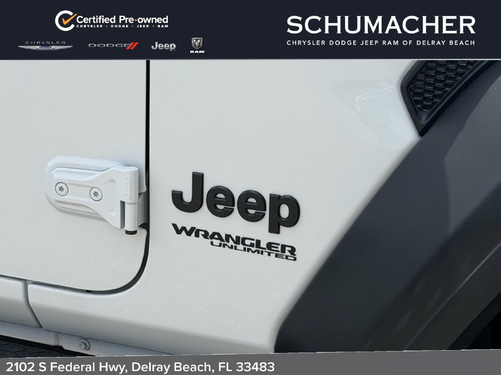 Certified 2022 Jeep Wrangler Unlimited Sport w/ Sun And Sound Package AWD/4WD image 10