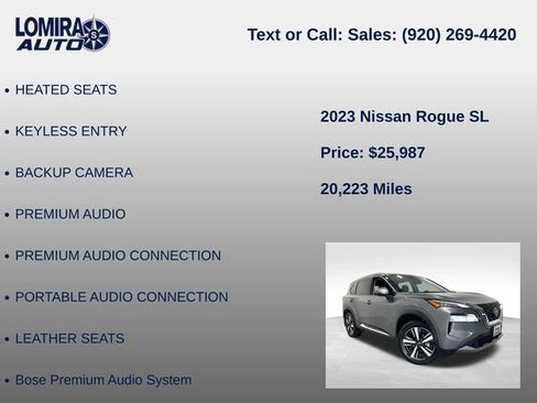 Used 2023 Nissan Rogue SL AWD/4WD image 21