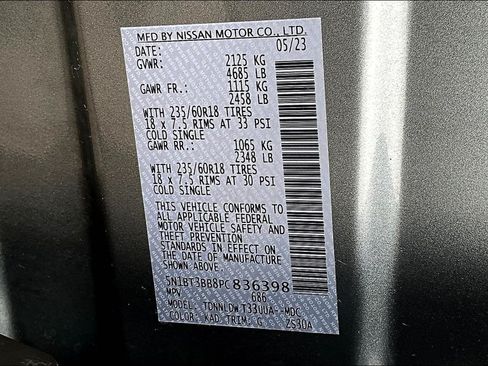 Certified 2023 Nissan Rogue SV AWD/4WD image 34