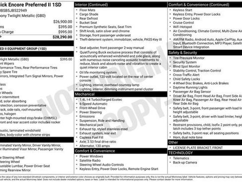 Used 2018 Buick Encore Preferred image 29