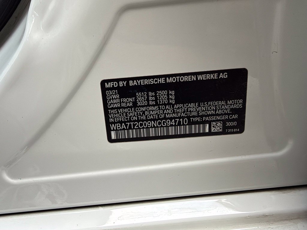 Used 2022 BMW 740i w/ M Sport Package RWD image 53