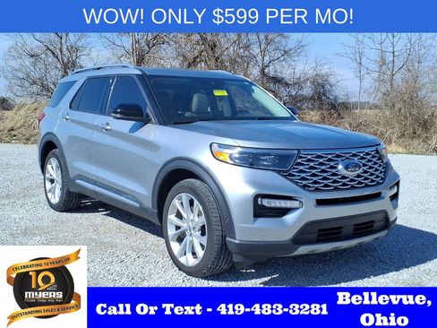 Used 2022 Ford Explorer Platinum w/ Premium Technology Package image 1