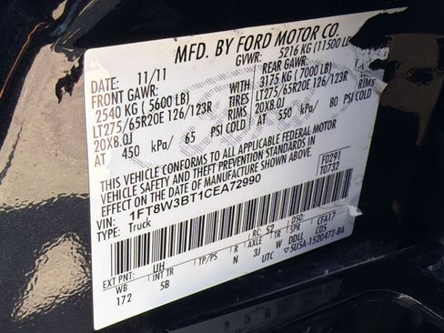 Used 2012 Ford F350 Lariat w/ Chrome Pkg AWD/4WD image 25
